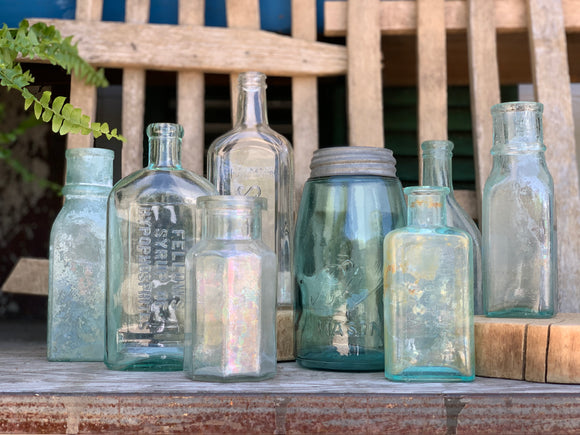 Vintage Bottles + Jars