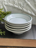 Vintage Homer Laughlin Green & White Restaurantware Bowl