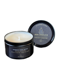 Amber + Oak Moss 6oz Candle in Travel Tin