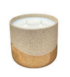 Cedar + Clove 16oz Soy Candle in Reusable Pottery