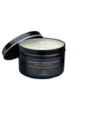 Cardamom + Orange Blossom 6oz Soy Candle in Travel Tin