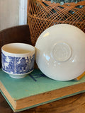 Churchill Blue Willow Cup & Saucer Made in England