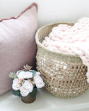 Handmade Large Chenille Woven Throw