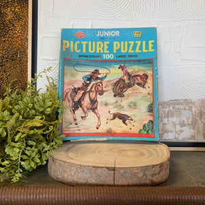 Vintage 1950's "Ride 'Em Cowboy" Puzzle