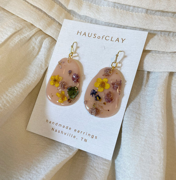 Handmade Wildflower Earrings