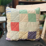 Handmade Vintage Quilt Pillow