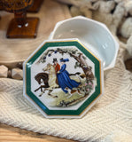 Vintage Southern Heirlooms Octagonal Ceramic Dish w/ Lid