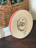 Vintage German Circle Accordion Fuschia Paper Lantern