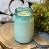 Tobacco + Vanilla Soy Candle in Mason Jar
