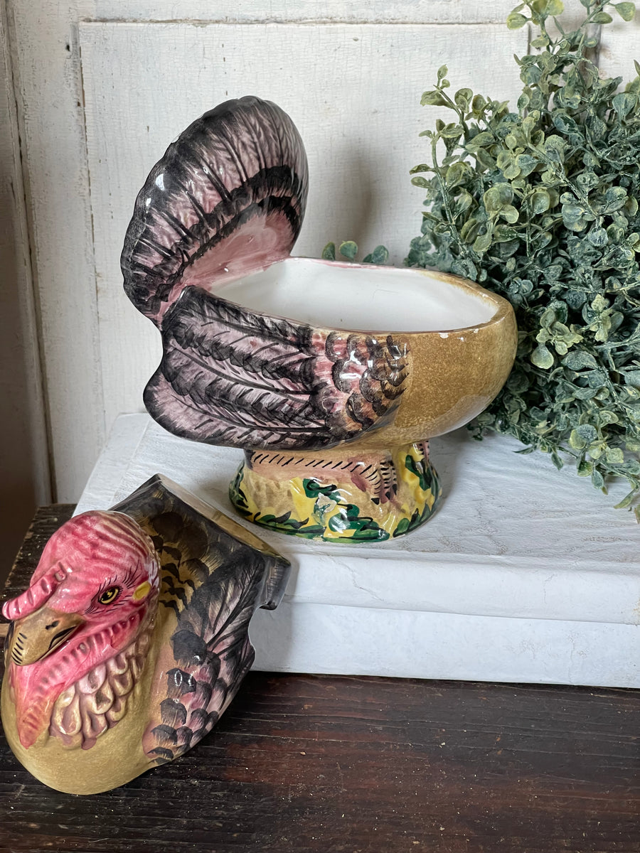 Vintage Turkey Gravy Boat Made in Italy The Gentleman's Stache, DBA