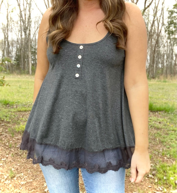 Lacey Scoop Tank