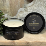 Bergamot + Black Tea 6oz Soy Candle in Travel Tin