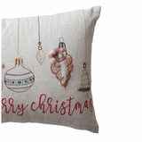 Holiday Lumbar Pillow w/ Removable Candy Cane