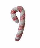 Holiday Lumbar Pillow w/ Removable Candy Cane