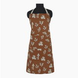 Brown Wild Mushroom Apron