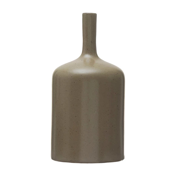 Medium Reactive-Glazed Stoneware Vase