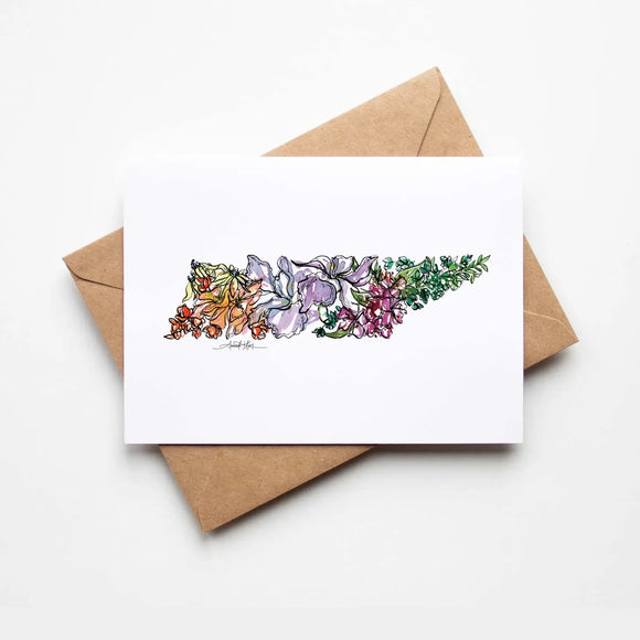 Watercolor Tennessee Note Card