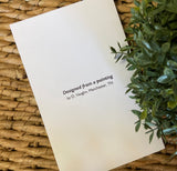 Original D. Vaughn Angels w/ Isaiah 66:13 Quote Blank Card