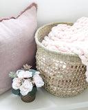 Handmade Medium Chenille Woven Throw