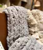 Handmade Medium Chenille Woven Throw