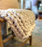 Handmade Medium Chenille Woven Throw