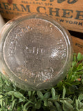 Vintage Nut Chopper Glass Jar