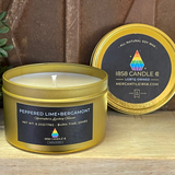 PRIDE Peppered Lime + Bergamot 6oz Candle in Travel Tin