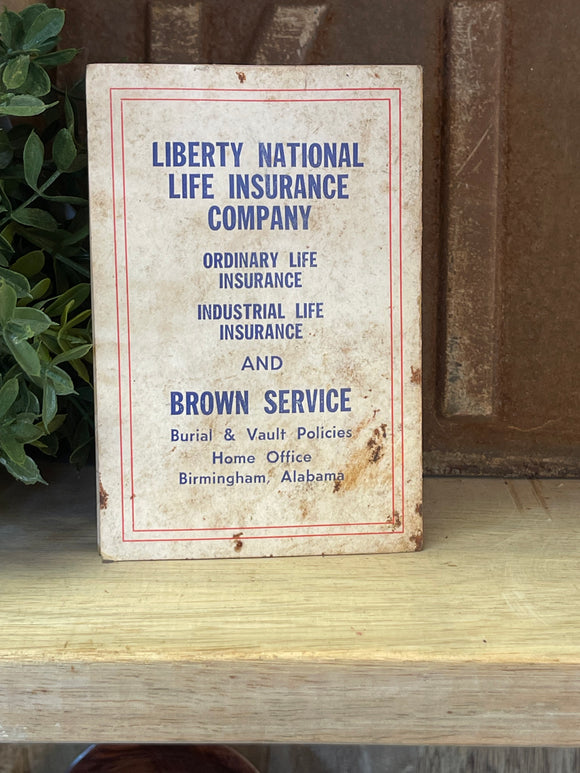Liberty National Advertisement w/ Sewing Needles