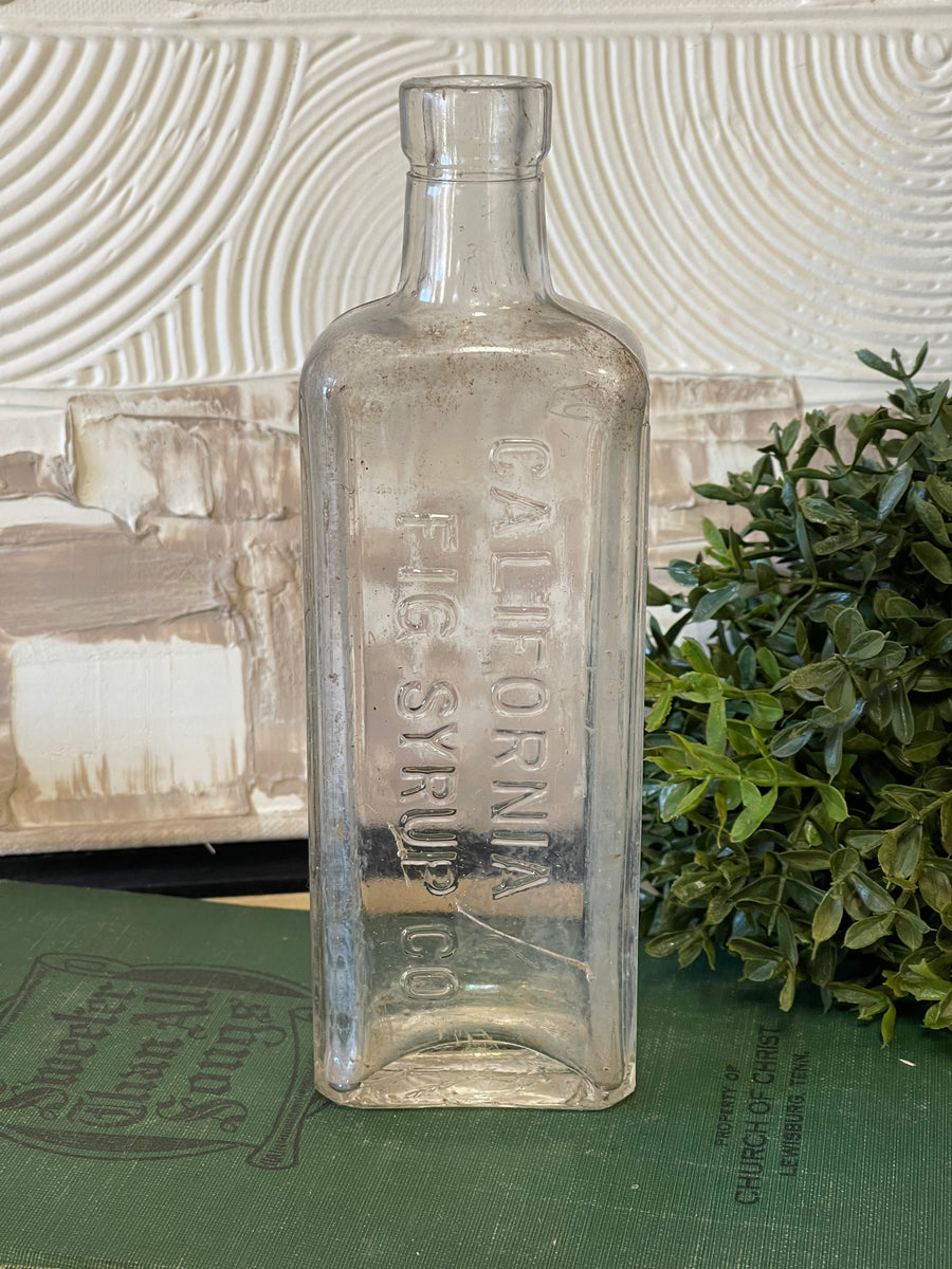 Vintage California Fig Syrup Bottle The Gentleman's Stache, DBA