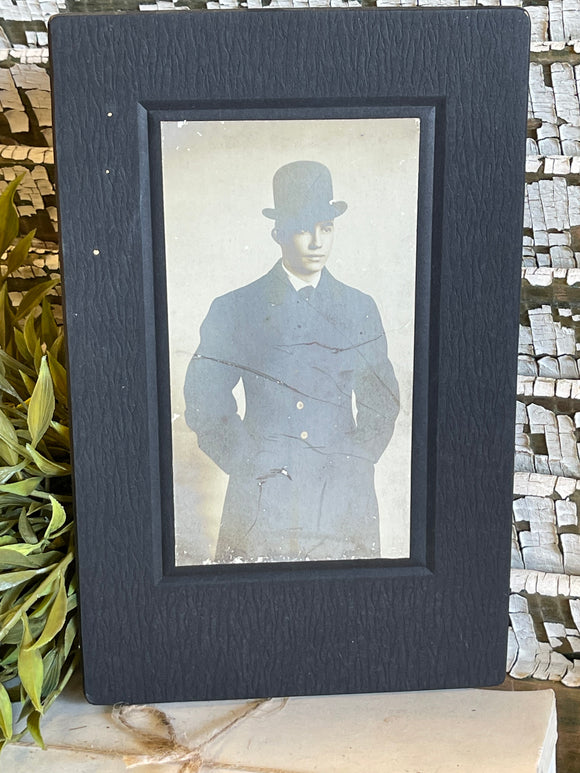 Vintage Photo Card of Dashing Man