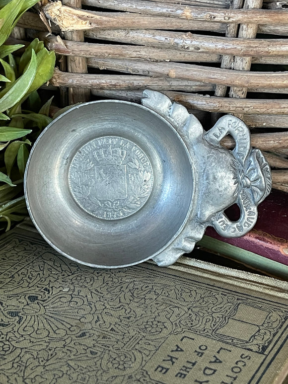 Vintage Les Postainers Pewter Dish
