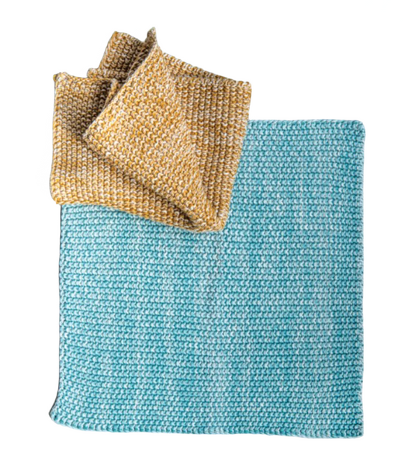 Square Cotton Knit Dish Cloth Set