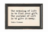 Inspirational Quotes Framed