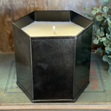 Amber + Oak Moss 10oz Soy Candle in Metal Tin