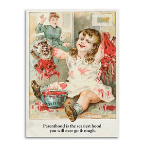 Parenthood Is Scary Greeting Card