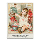 Parenthood Is Scary Greeting Card