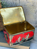Vintage Red Tin w/ Handle