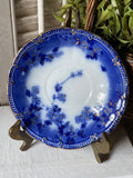 Antique Lugano Flow Blue Saucer