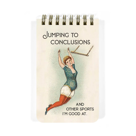 Jumping to Conclusions Spiral Notepad