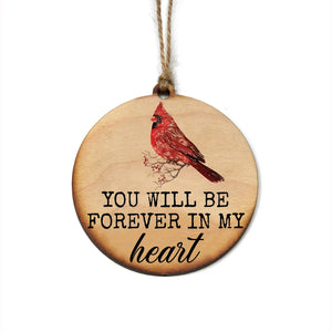 Wooden Forever In My Heart Ornament