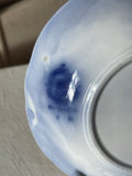 Antique Marechal Flow Blue Saucer