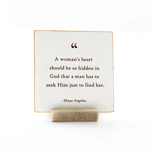 Wooden Message Card 