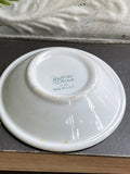 Vintage Buffalo China Green and White Restaurantware Bowl