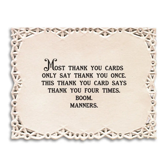 Thank You Greeting Card