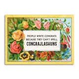 Can't Spell Congrats Greeting Card