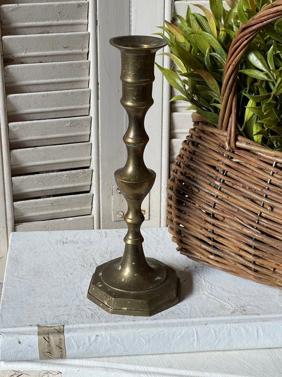 Vintage Brass Candle Stick Holder