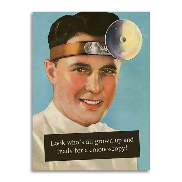 Grown Up Greeting Card