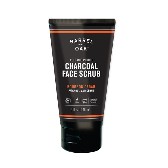 Bourbon Cedar Charcoal Face Scrub