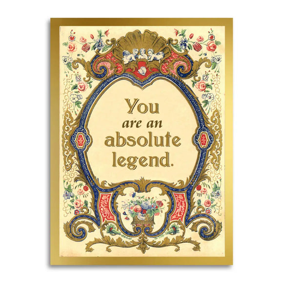 Absolute Legend Greeting Card