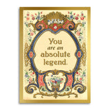Absolute Legend Greeting Card